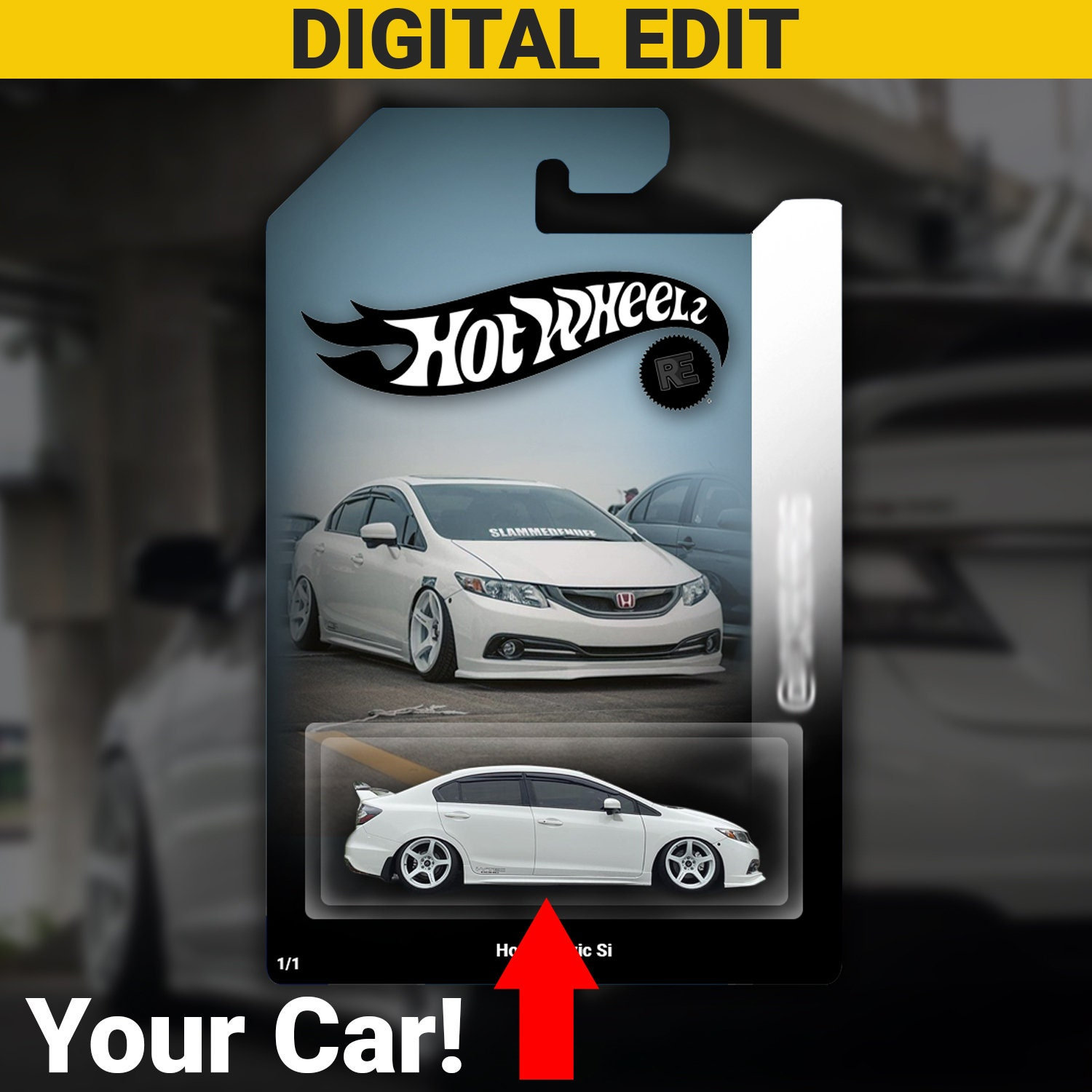 Custom Hot Wheels Edit for Instagram/print DIGITAL EDIT Etsy