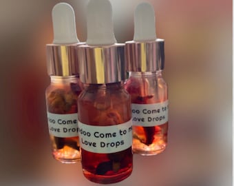 Gotas de amor Come to Me de Hoodoo: mezcla de atracción herbal