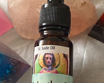 St Jude Oil, Patron Saint of desperate situations and lost causes. 10ml Dropper Bottle.