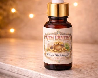 Ven Dinero Money Oil | Come to Me | Fast Prosperity & Abundance | Hoodoo Ritual Oil | Divine Gifts