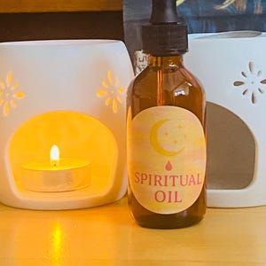 Custom Spiritual Anointing Oil – Personalised Blend for Manifestation, Love, Healing, Protection. Can be used on Candles or The Body. 60ml.