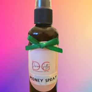 Money Body & Room Spray for attracting abundance, prosperity, customers, wealth and success. Spray  daily, in meditation and rituals.