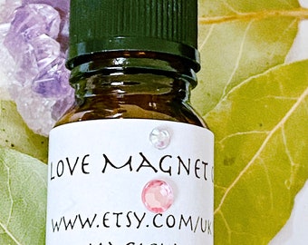 Aceite Hoodoo Love Magnet: Perfume herbal mágico (10 ml)