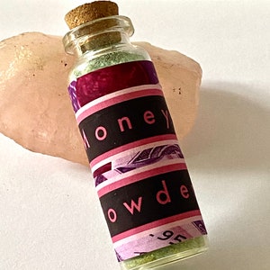Hoodoo Money Powder 20g vial, botella, ganar dinero, sacar dinero, abundancia, finanzas, mezcla hecha a mano.