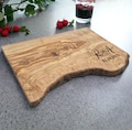 Personalised Rustic Olive Wood Cutting Board, Engraved Cheese Board Wedding Gift, Anniversary Gift, Engagement Gift,  New Home Gift