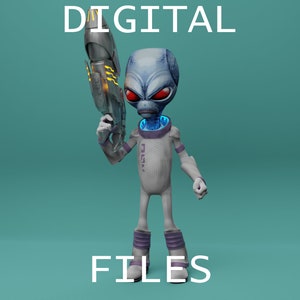 Unamused Crypto Statue (Destroy All Humans) - 3D Druck Dateien