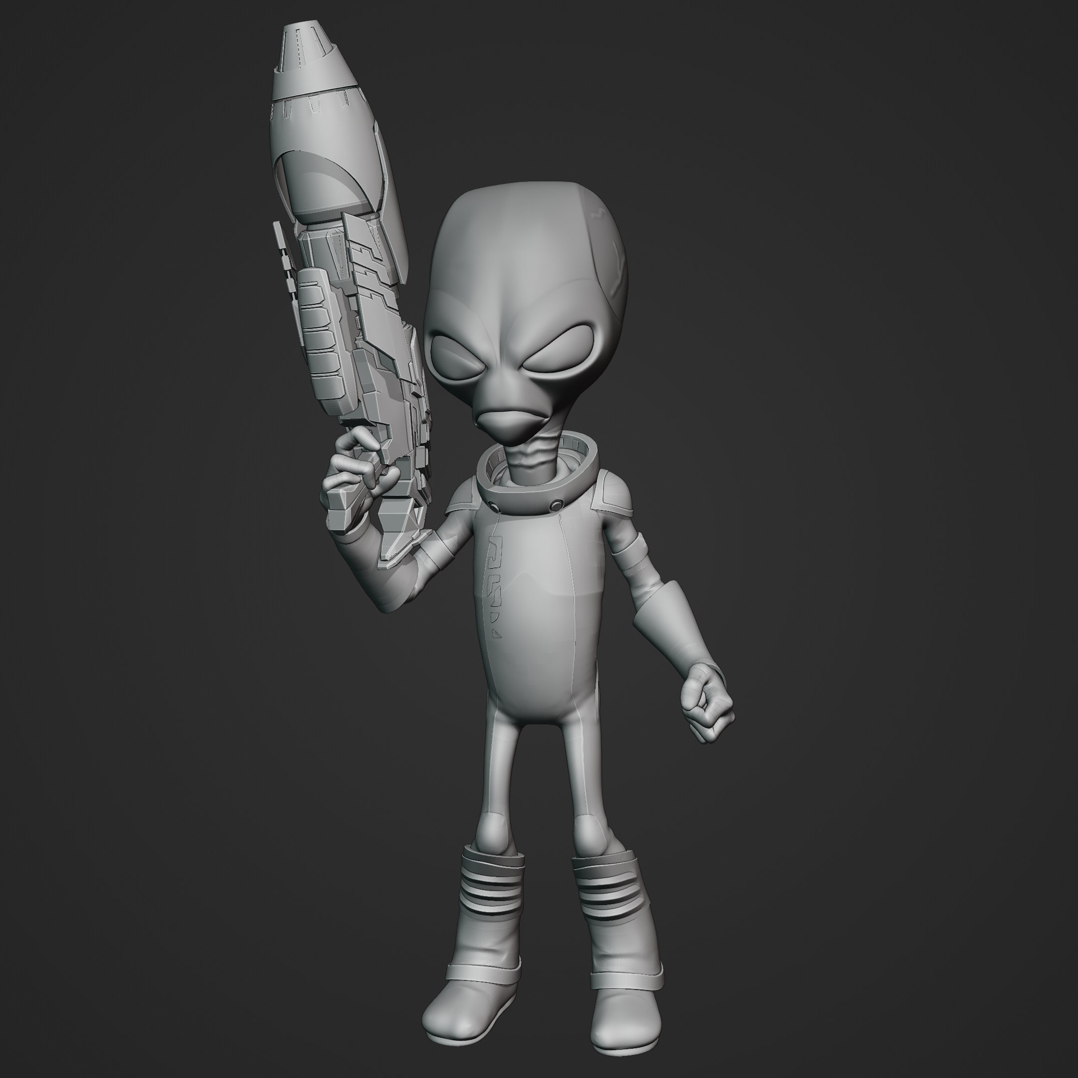 Unamused Crypto Statue (destroy All Humans) - 3D Printing Files - Etsy