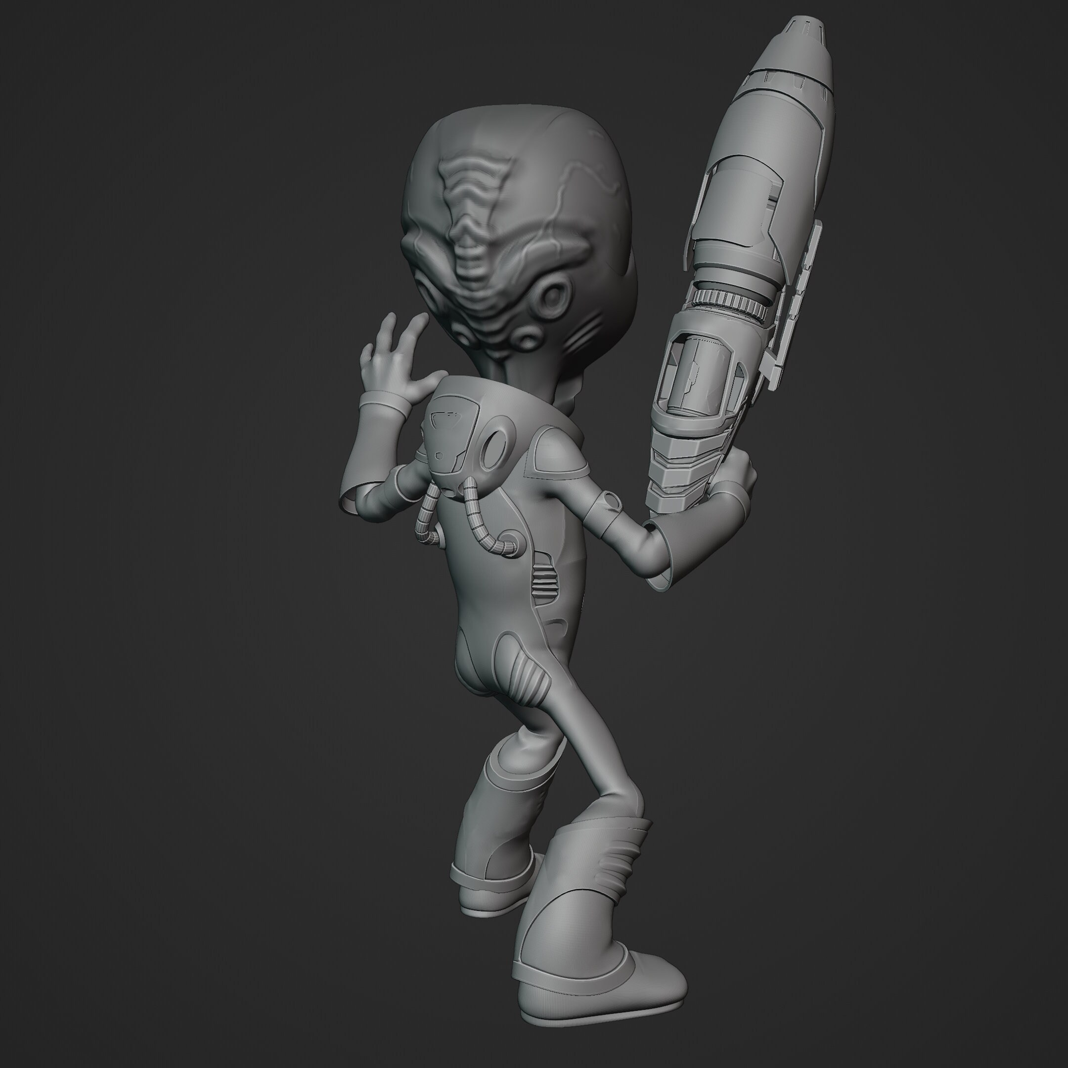 Shocked Crypto Statue (destroy All Humans) - 3D Printing Files - Etsy