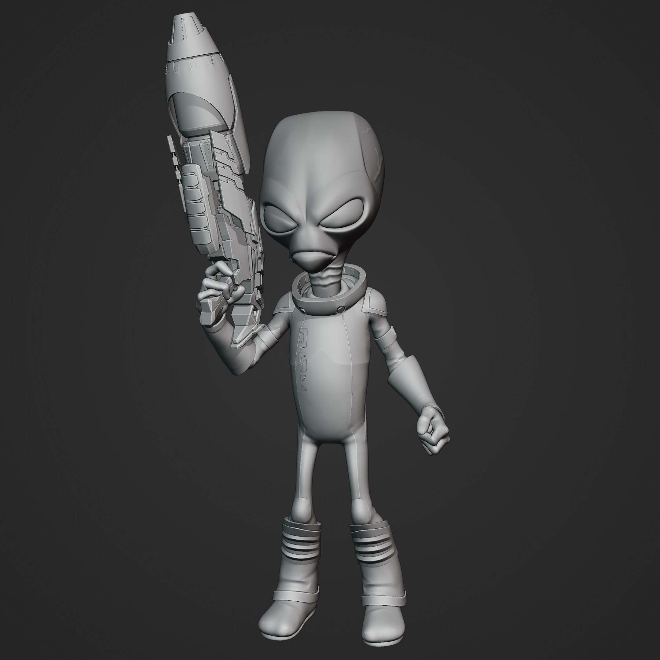 Crypto Statue Trio Pack (destroy All Humans) - 3D Printing Files - Etsy