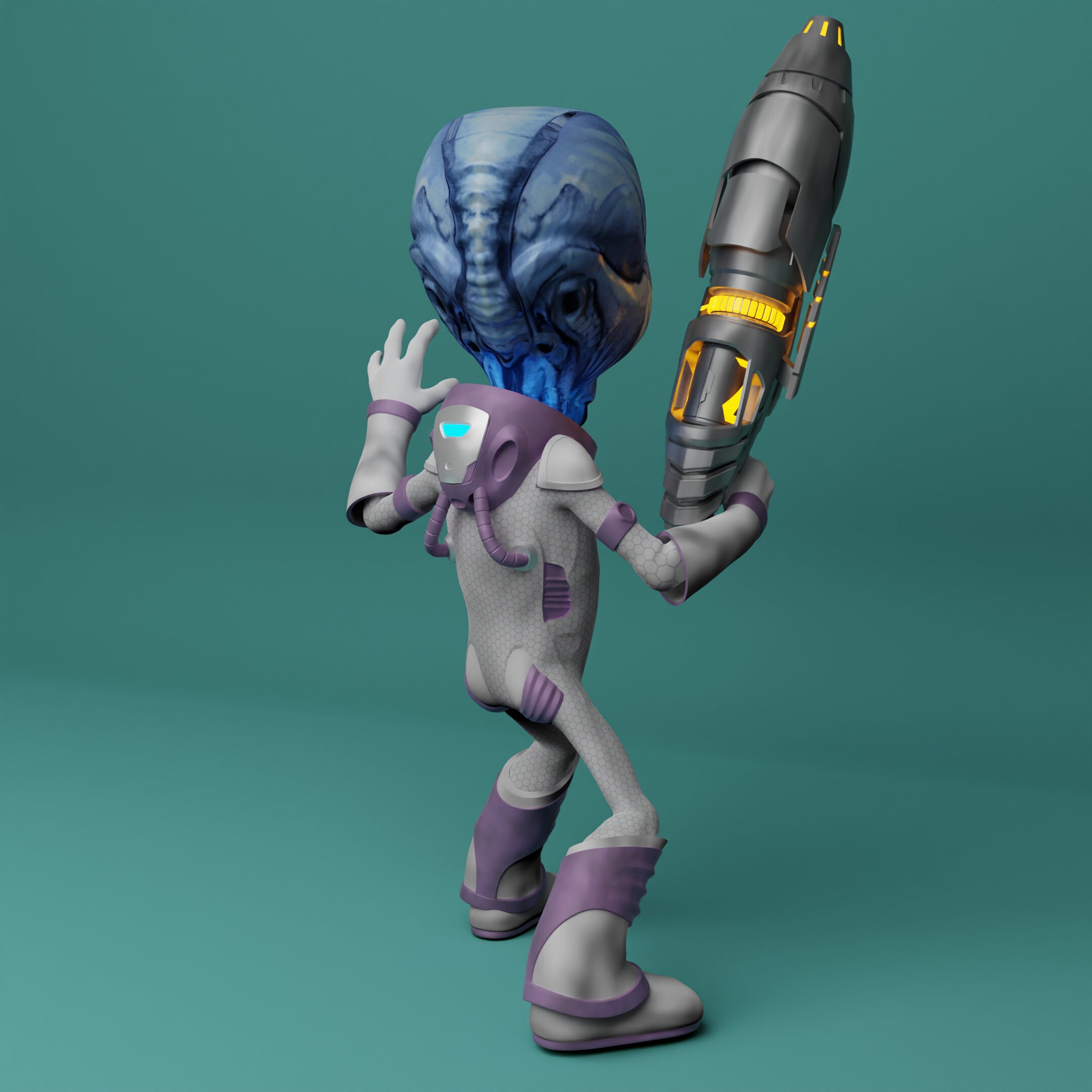 Shocked Crypto Statue (destroy All Humans) - 3D Printing Files - Etsy