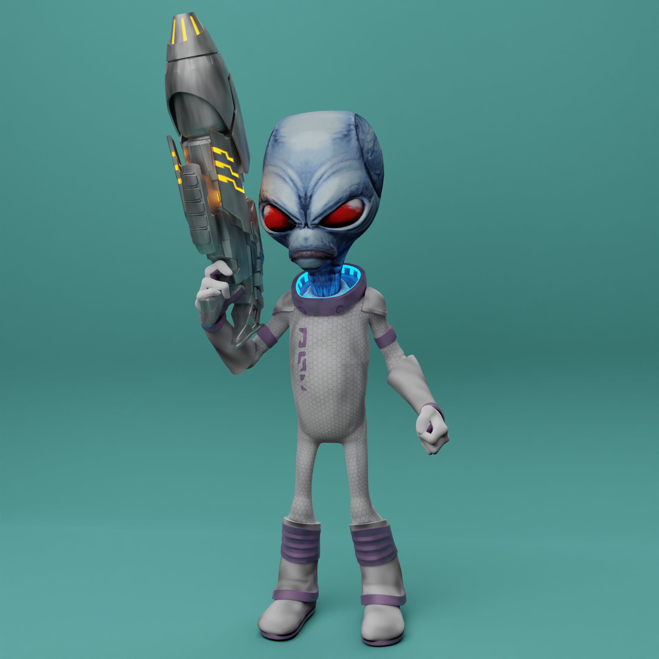 Crypto Statue Trio Pack (destroy All Humans) - 3D Printing Files - Etsy