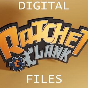 Ratchet and Clank Logo (Ratchet and Clank) - 3D Printing Files
