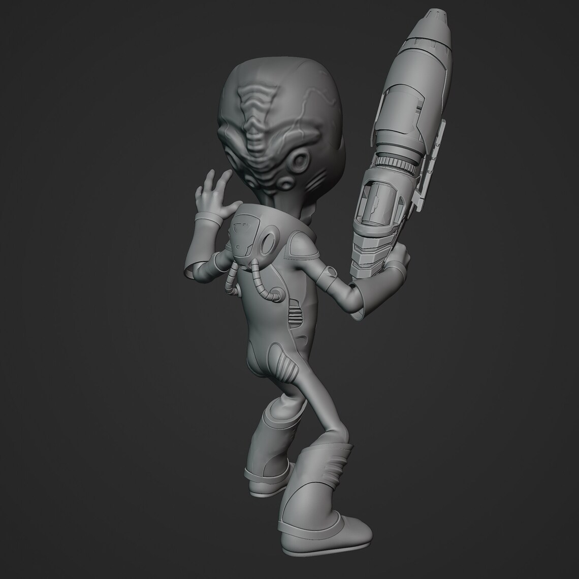 Crypto Statue Trio Pack destroy All Humans 3D Printing Files Etsy