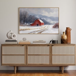 Old Barn Painting | Bundle of 4 Watercolor Prints | Prints of Old Red ...