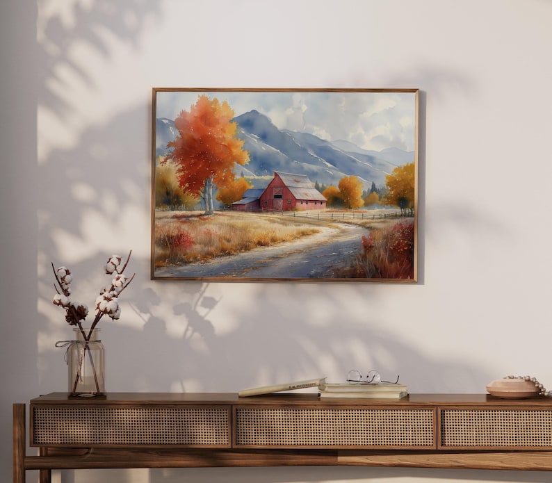 Old Barn Watercolor Paintings Collection | Bundle of 26 Artworks ...