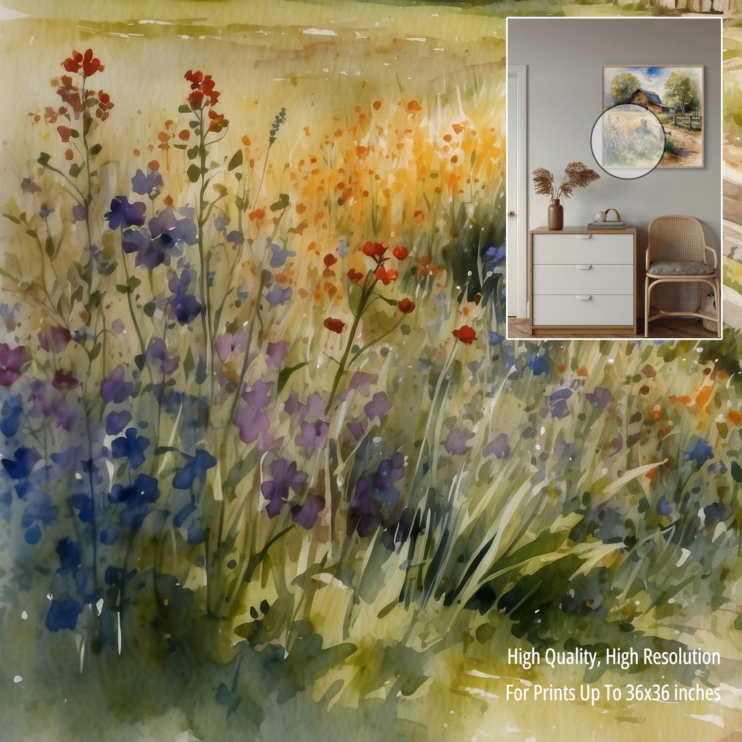 Old Barn Painting | Set of 4 Watercolor Prints | Prints of Old ...
