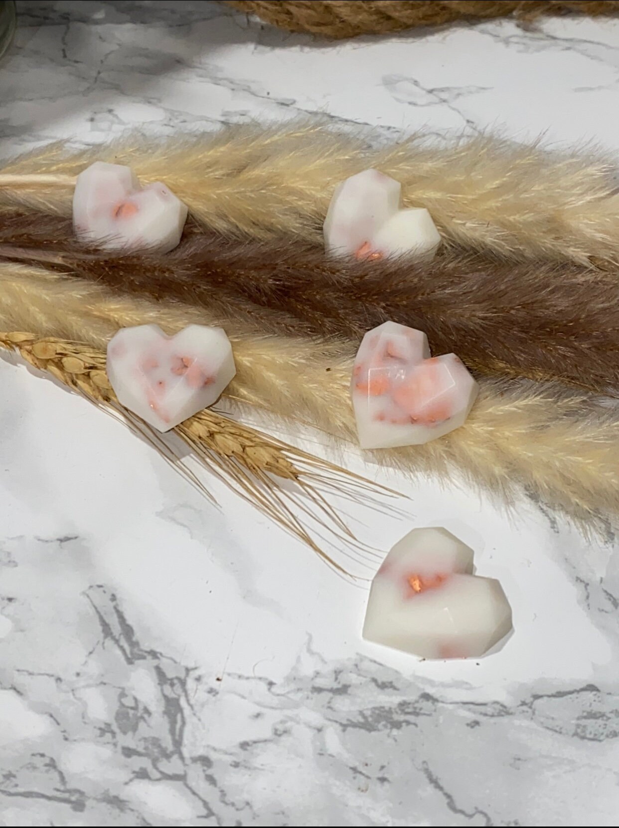 Lot de 10 Fondants Parfumés Coeur