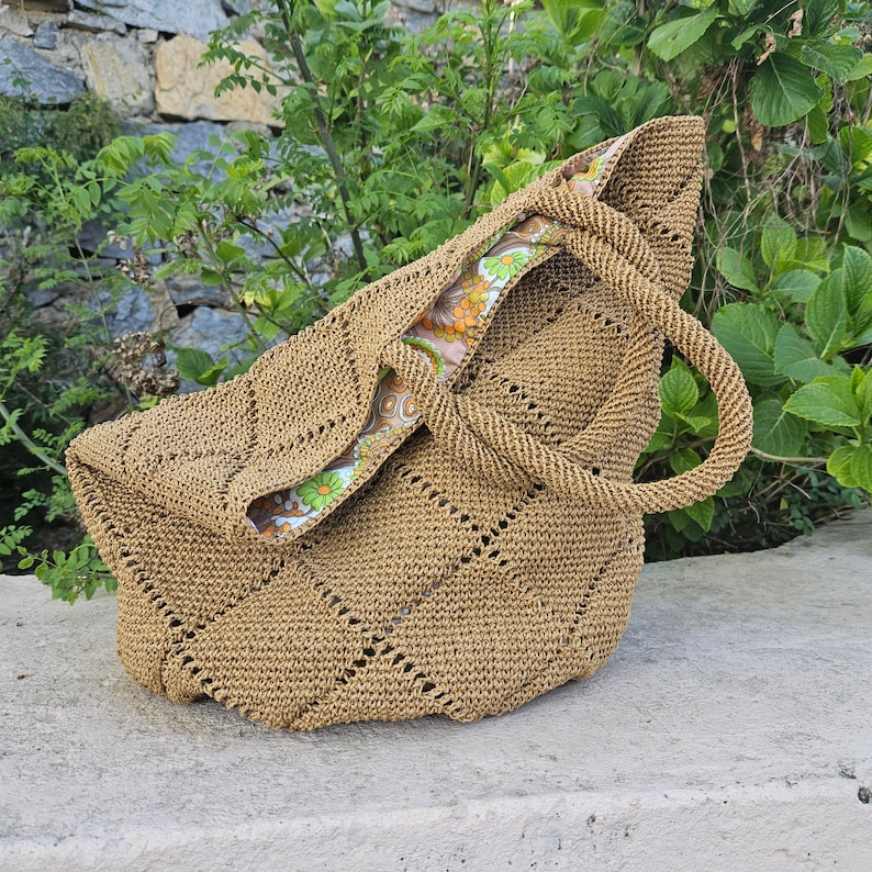 eco friendly bag	bohemian bag	Straw Beach Bag	Oversized Tote Bag	Raffia Tote Purse	Weekend Bag For Her	mother day crochet	raffia bag large	crochet bag for her	tote bag for mom	Hand Woven Bag	crochet market bag	gift for mothers day