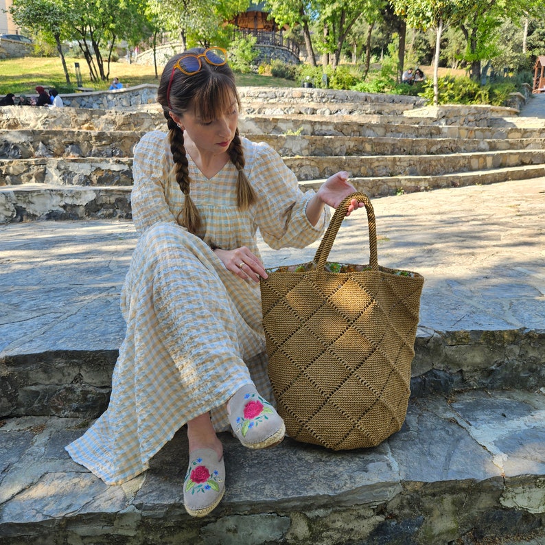 eco friendly bag	bohemian bag	Straw Beach Bag	Oversized Tote Bag	Raffia Tote Purse	Weekend Bag For Her	mother day crochet	raffia bag large	crochet bag for her	tote bag for mom	Hand Woven Bag	crochet market bag	gift for mothers day