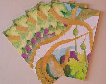 Kelp Forest - A5 Art Print - Ocean Art - Eco Friendly