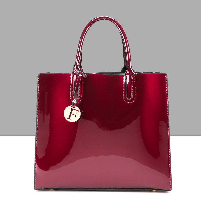 Red leather handbag Clearance
