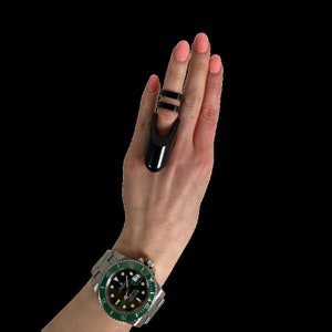 Clio The Radiant Wearable Vibrating Ring, The Best Vibrating Sex Toy For Women, Men, The Most Innovative, Luxurious, Mini Vibrator Dark gray anodized