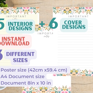 Write Letter Paper JW Letter Writing Stationery Printable Floral Stationery  Floral Writing Paper Digital Download PDF JW Letter Paper