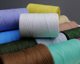 Natural SOFT Raffia Yarn: Soft Washable Paper for Crochet, Macrame - 130-150g