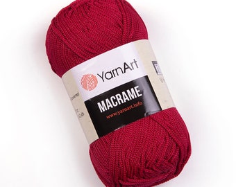 YarnArt Polyester Macrame Cord: Crochet, Rug & Bag Crafting (142.17 Yds)