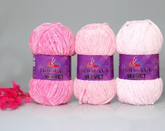 Himalaya-fluweel: volumineus zacht micropolyester om te haken en breien