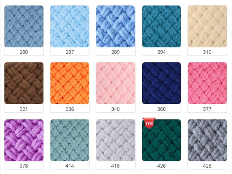 Puede incluir: Una colecci&oacute;n de 12 cuadrados de hilo de diferentes colores, cada uno con un patr&oacute;n tejido. Los cuadrados est&aacute;n dispuestos en una cuadr&iacute;cula de cuatro filas y tres columnas. Los colores incluyen azul claro, naranja, rosa, azul oscuro, beige, marr&oacute;n, morado, gris, blanco y verde.
