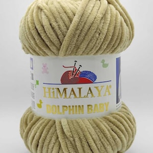 Himalaya Dolphin Baby,Amigurumi yarns,toys yarn,crochet yarn,Velvet Yarn ,Plush Yarn,Knitting Yarn, Blanket Yarn,Winter yarn,Himalaya Yarn