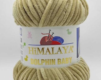 Himalaya Dolphin Baby,Amigurumi yarns,toys yarn,crochet yarn,Velvet Yarn ,Plush Yarn,Knitting Yarn, Blanket Yarn,Winter yarn,Himalaya Yarn