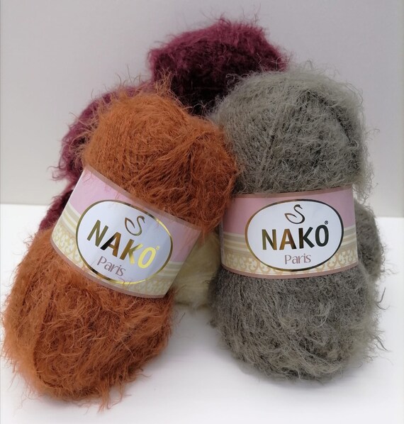 Nako Paris,100g 3.52oz 245m 267yd Scarf Yarn,crochet Yarn, Acrylic 