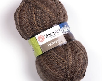YarnArt Everest Knitting Yarn: Multicolor Wool-Acrylic Blend