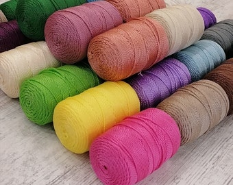 Buy Polyester Macrame Yarn 1,5- 2mm 100gr/140mt Online in India