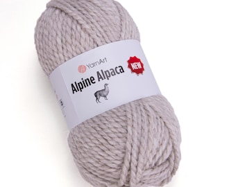 Yarnart Alpine Alpaca: filato di lana super voluminoso e spesso (5,28 oz, 131 iarde)