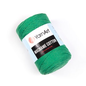 YarnArt Macrame Cotton - Crochet Macrame,Macrame Bag,Macrame Rug, 80% Cotton Yarn, Macrame, Macrame Cord, Macrame Rope, 8.80 Oz, 246.06 Yds