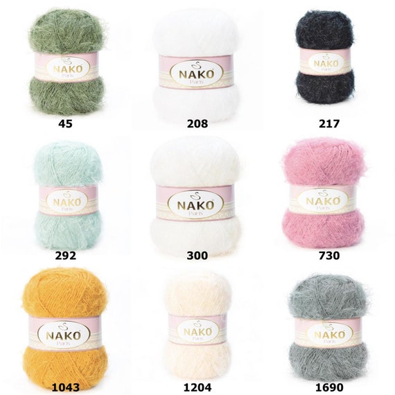 Nako Paris,100g 3.52oz 245m 267yd Scarf Yarn,crochet Yarn, Acrylic 