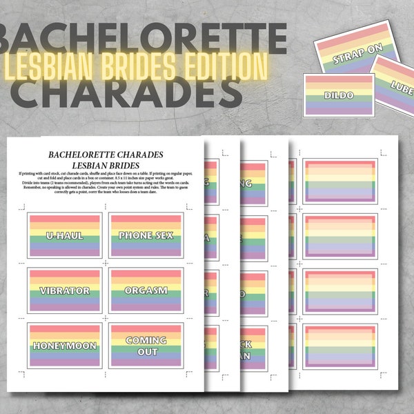 Card Lesbian Card Games - Etsy