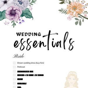 Wedding Planner, Wedding Checklist, Wedding Planning, Bridal Planner, Groom Planner, Wedding Organizer, minimalist, unique wedding gift