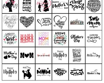 Mom SVG Bundle: Mother's Day Designs (SVG, PNG)