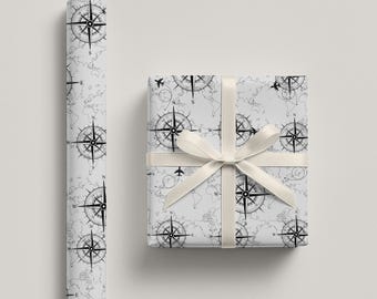 World Map Wrapping Paper