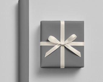 Gray Wrapping Paper