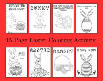 Happy Easter coloring pages, Easter egg, Easter coloring pages, Homeschool coloring activity, Kids Coloring, Printable Easter Coloring