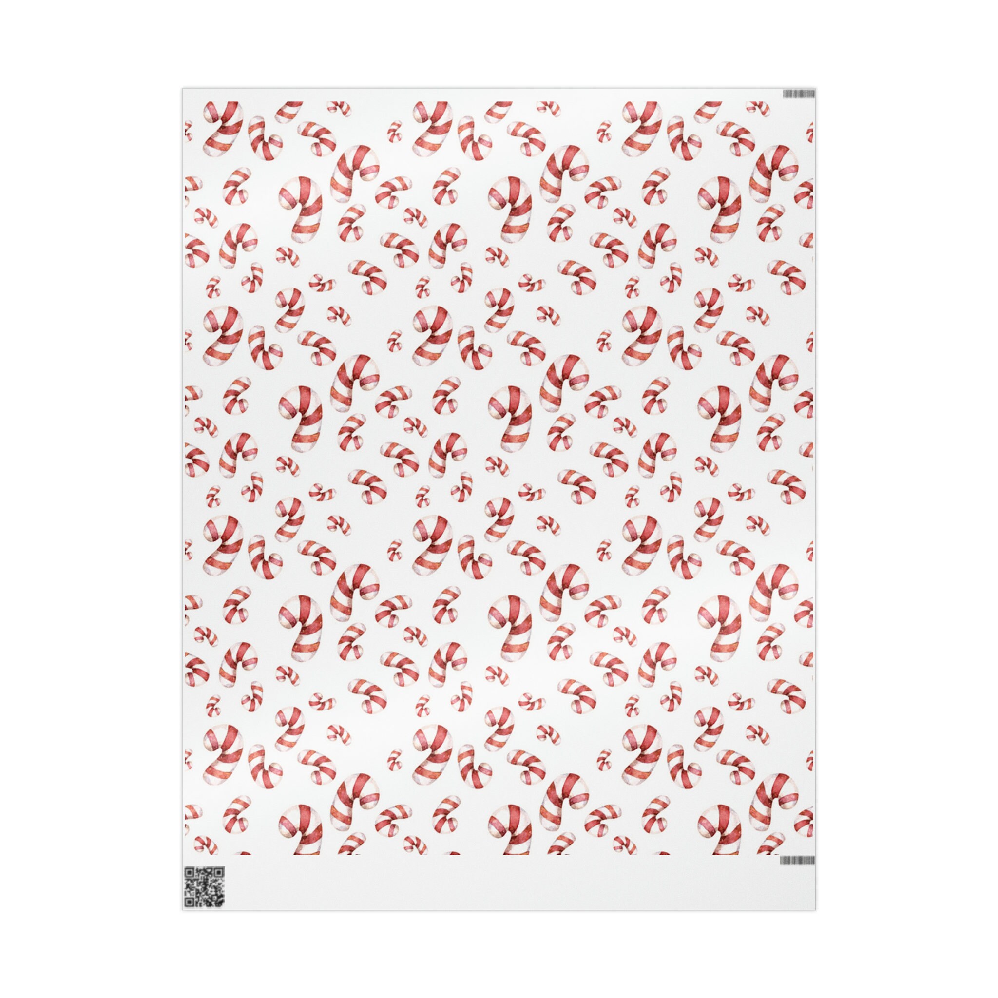 Candy Cane Wrapping Paper, Christmas Candy Cane Wrapping Paper sold by ...