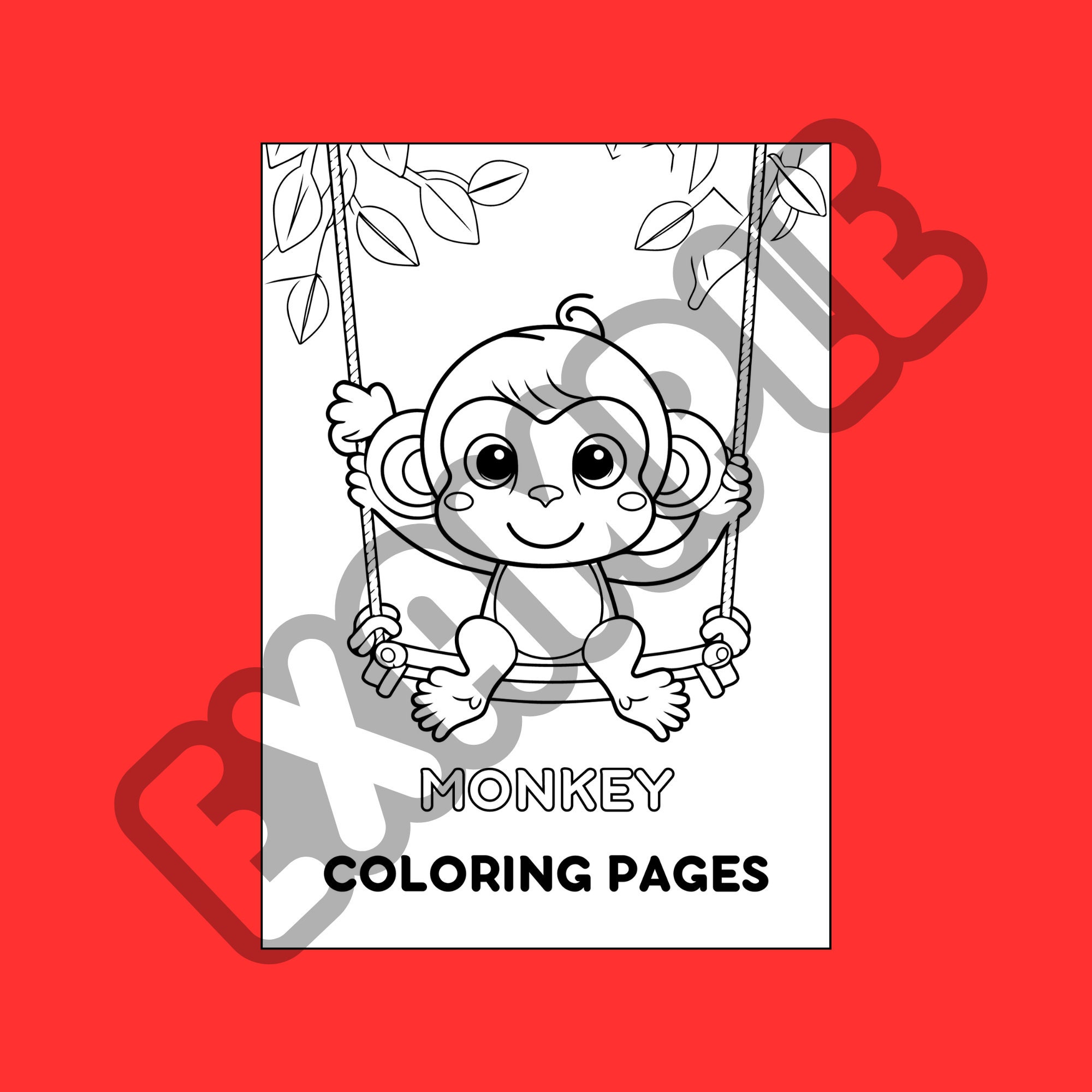Color Book Monkey Monkey Coloring Pages, Homeschool Coloring Pages, Preschool Coloring ...