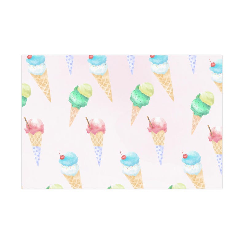 Ice cream wrapping paper 1