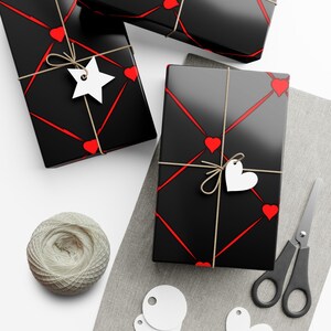 heart wrapping paper 3