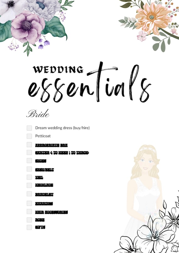 Wedding Planner, Wedding Checklist, Wedding Planning, Bridal Planner, Groom Planner, Wedding Organizer, minimalist, unique wedding gift